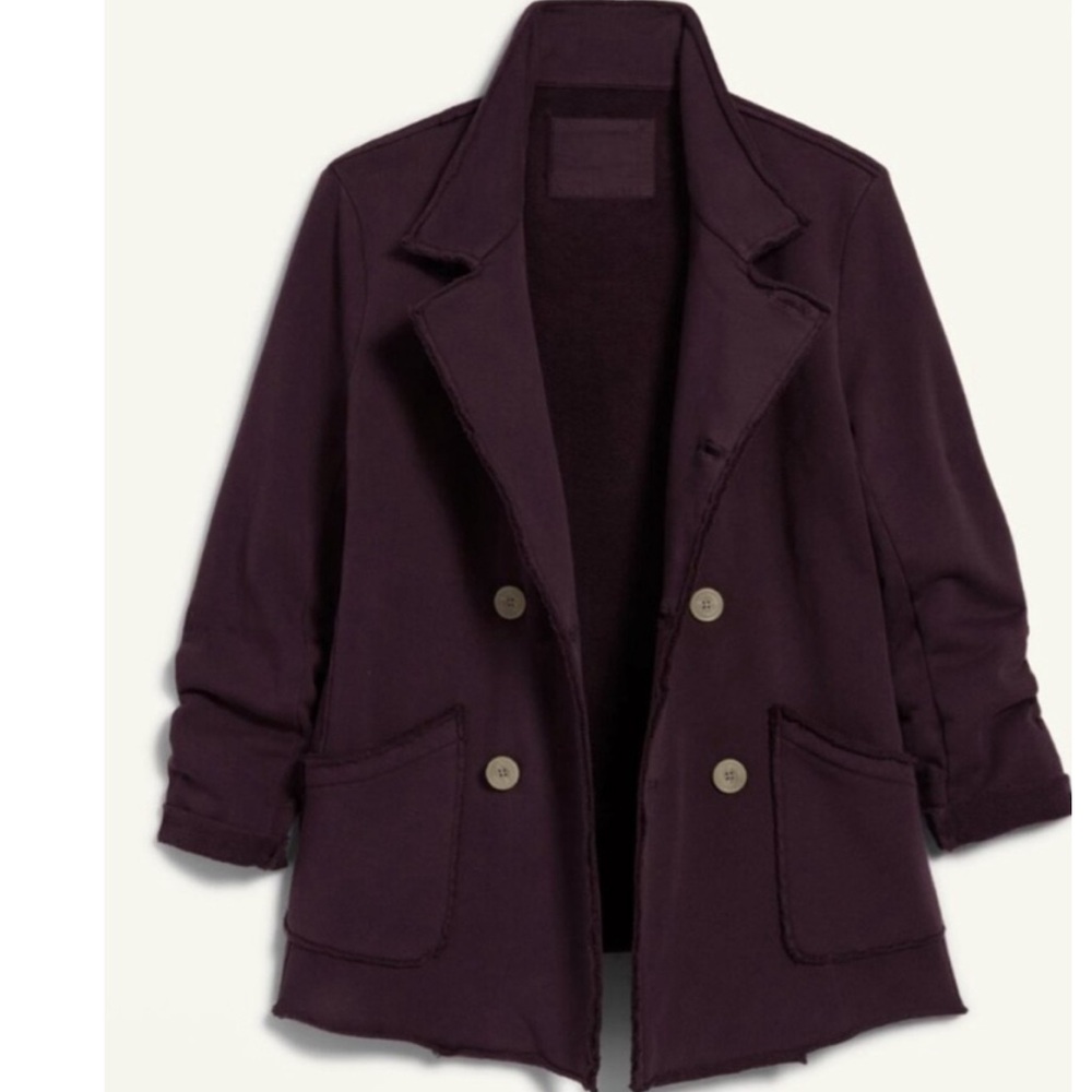 Frank&Eileen LIMITED BELFAST Oxblood Sold Out Color Triple Fleece Blazer$388MSRP